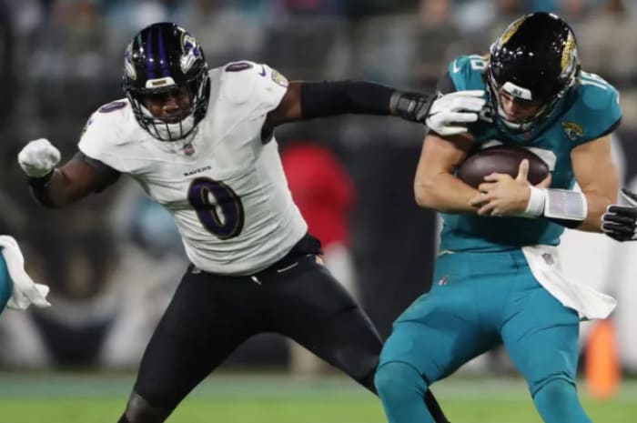 Roquan Smith is fifth in the NFL in total tackles with 151.